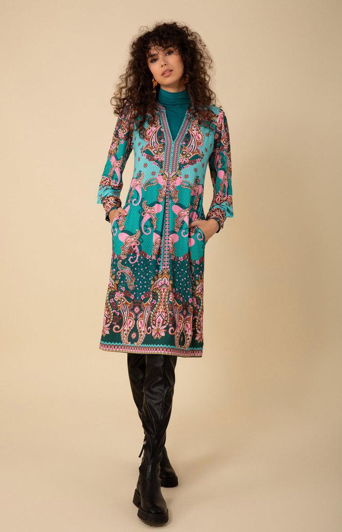 hale bob Amora Midi Jersey Dress