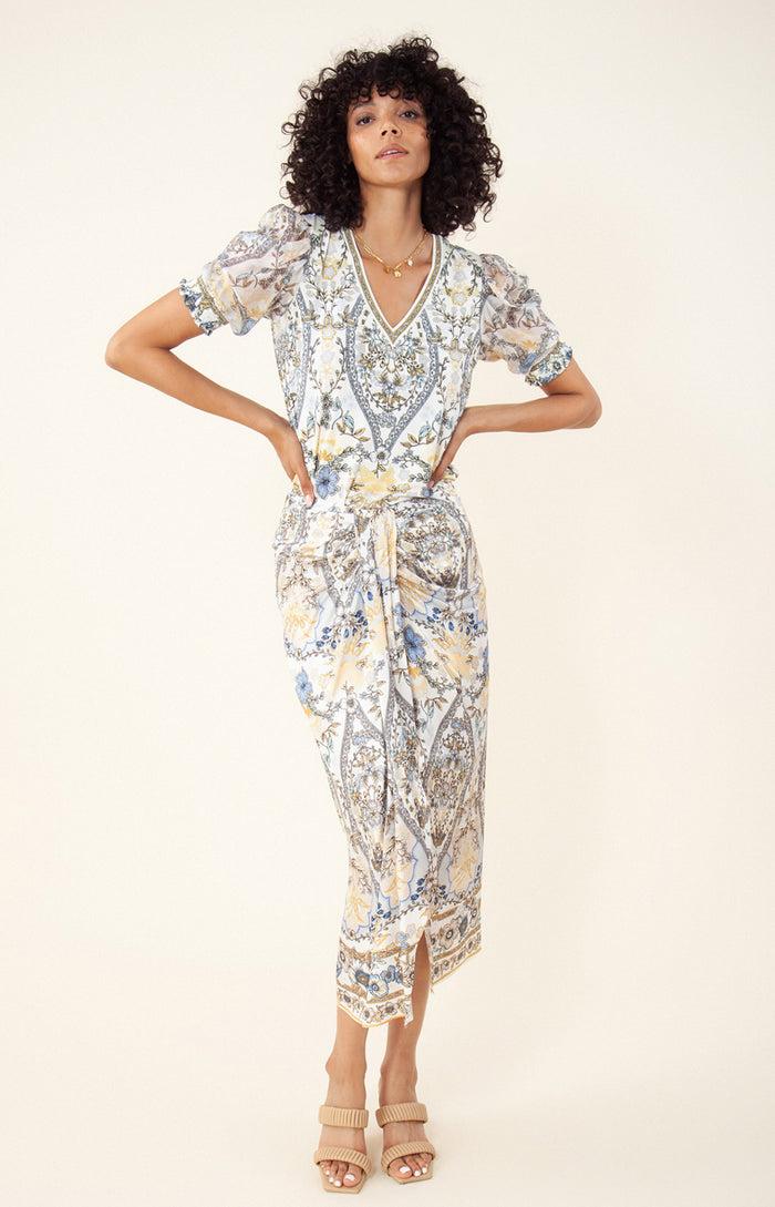 Hale Bob Anastasia Draped Skirt