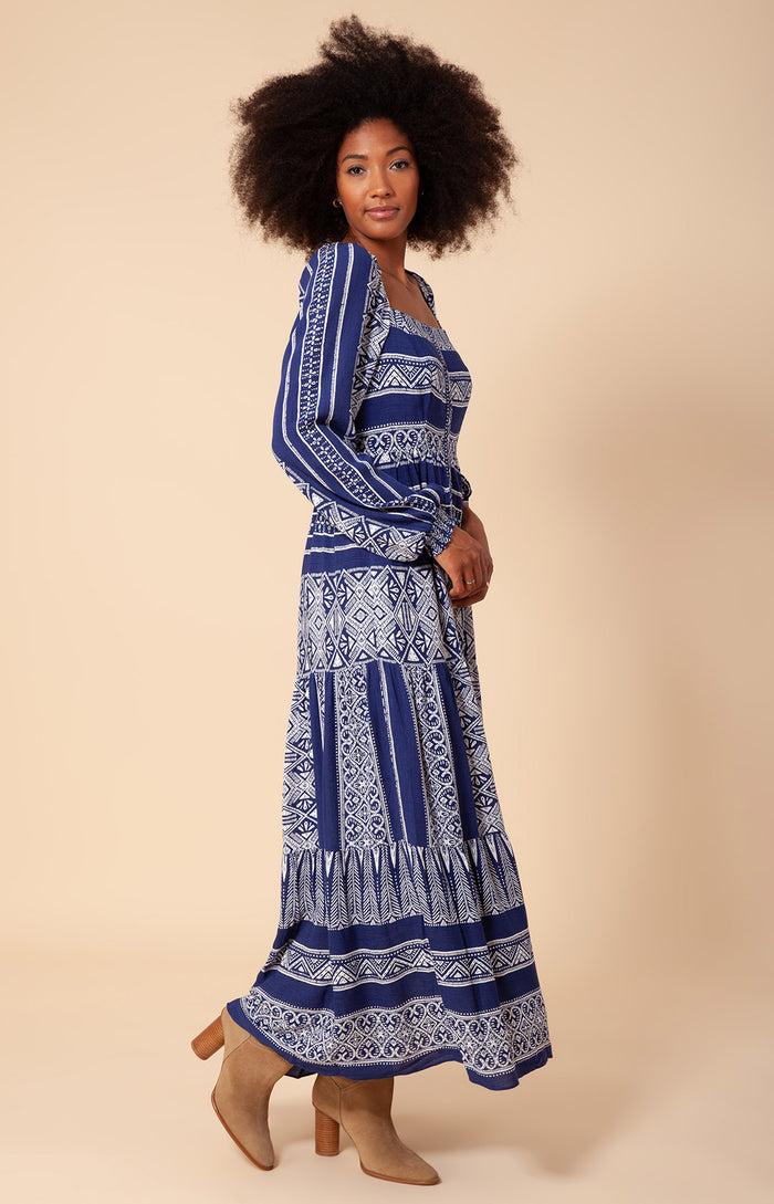Hale Bob Anci Tiered Maxi Dress