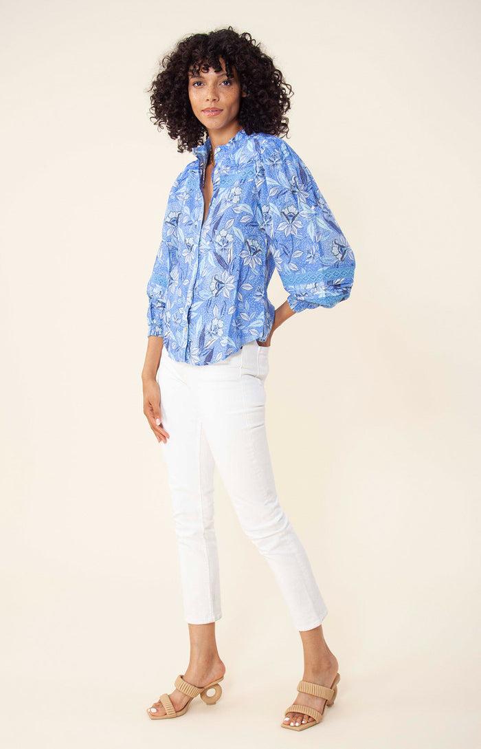 Hale Bob Angelina Linen Top