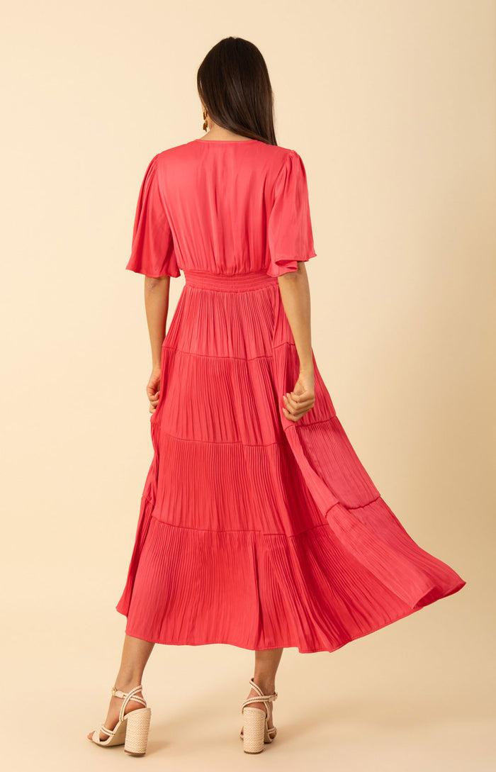 Hale Bob Angie Charmeuse Maxi Dress