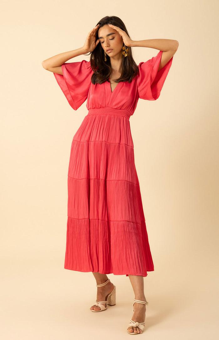 hale bob Angie Charmeuse Maxi Dress