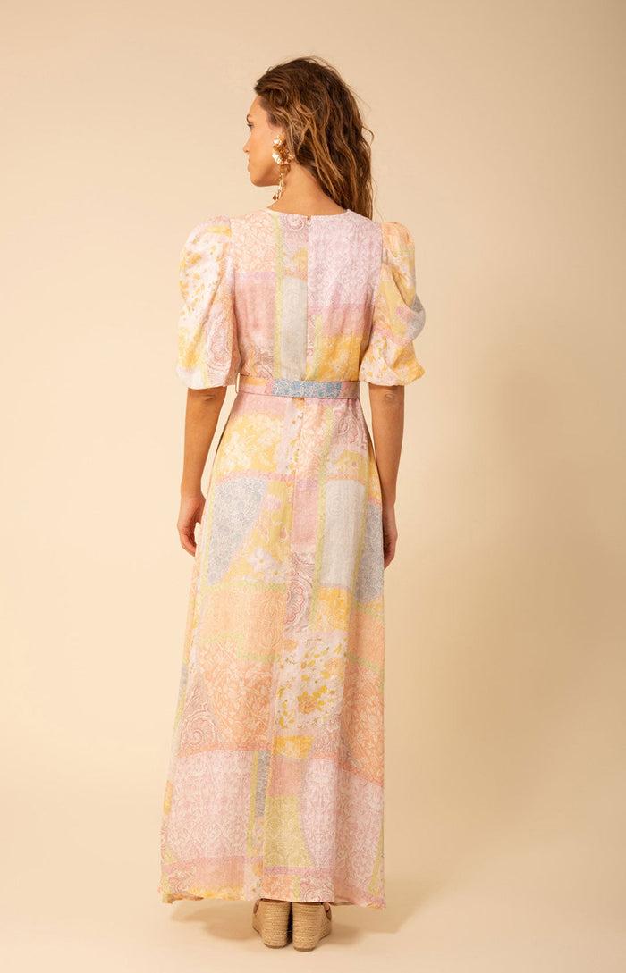 Hale Bob Arabella Linen Midi Dress