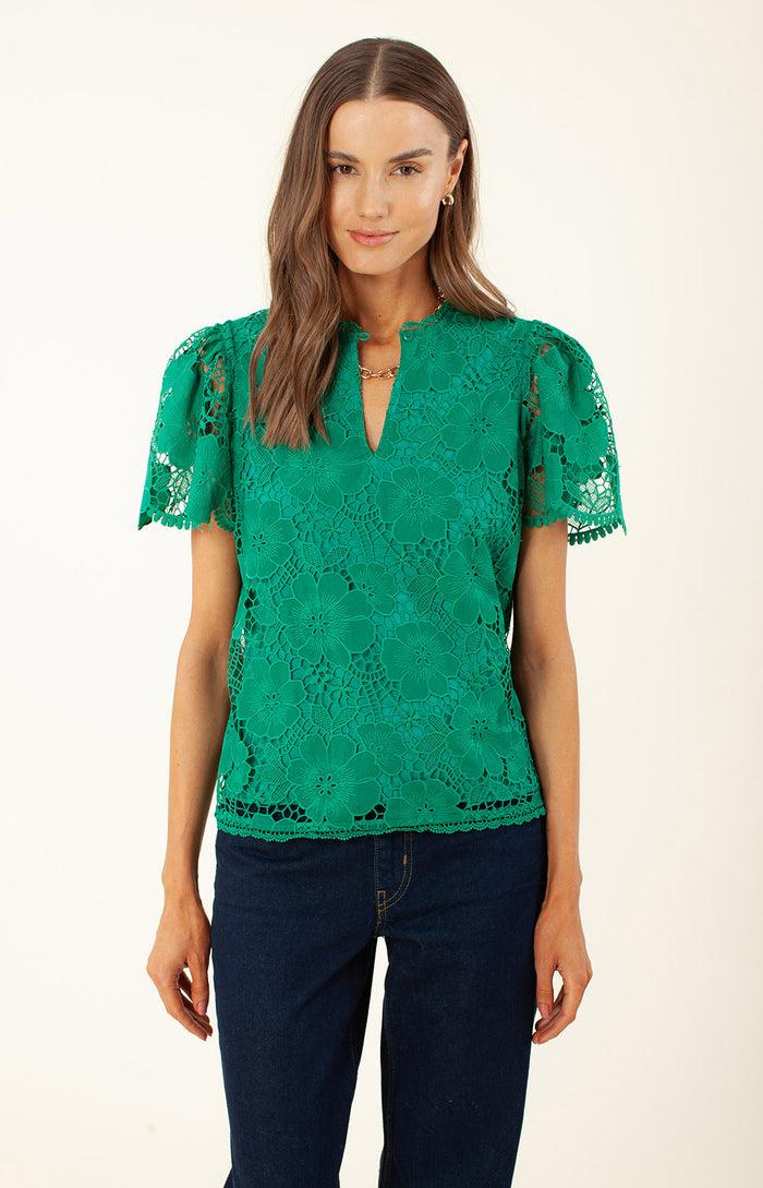 hale bob Aria Lace Top