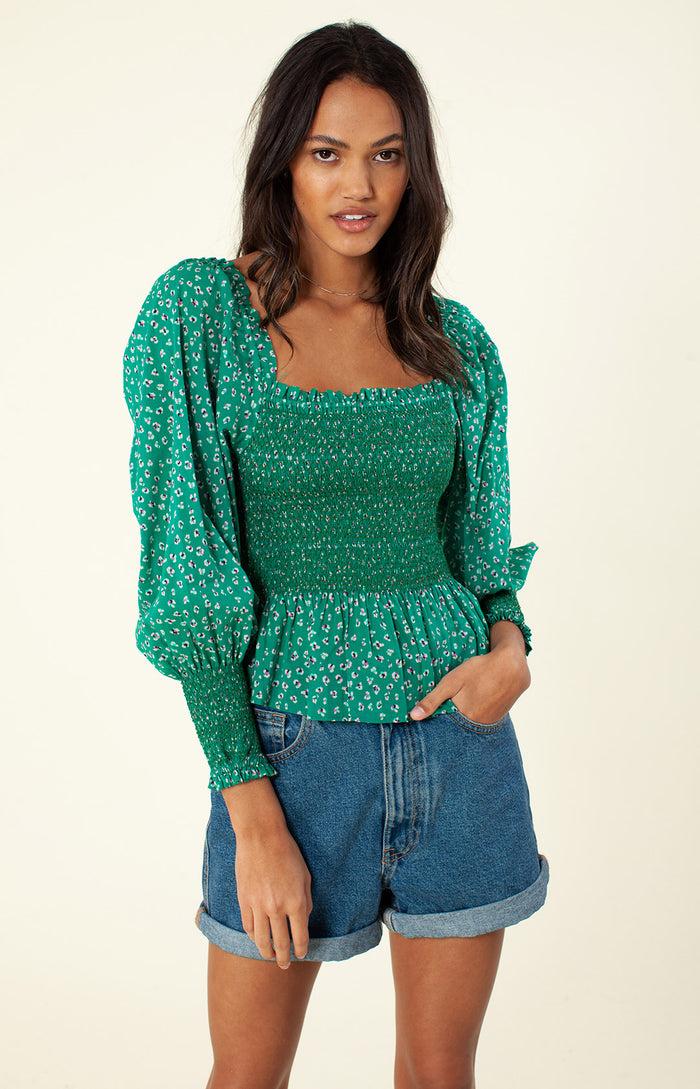 hale bob Arielle Smocked Top