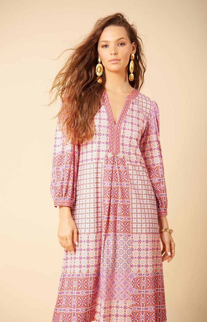 Hale Bob Ariyanna Midi Jersey Dress