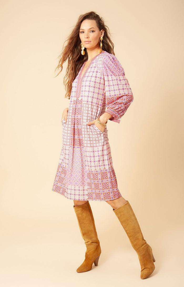 Hale Bob Ariyanna Midi Jersey Dress