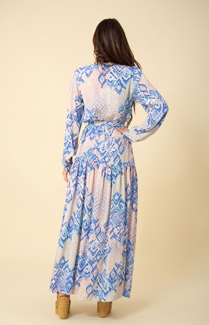 Hale Bob Arya Button Down Maxi Dress