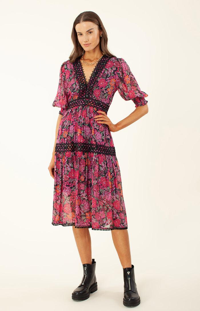 Hale Bob Aspasia Midi Dress