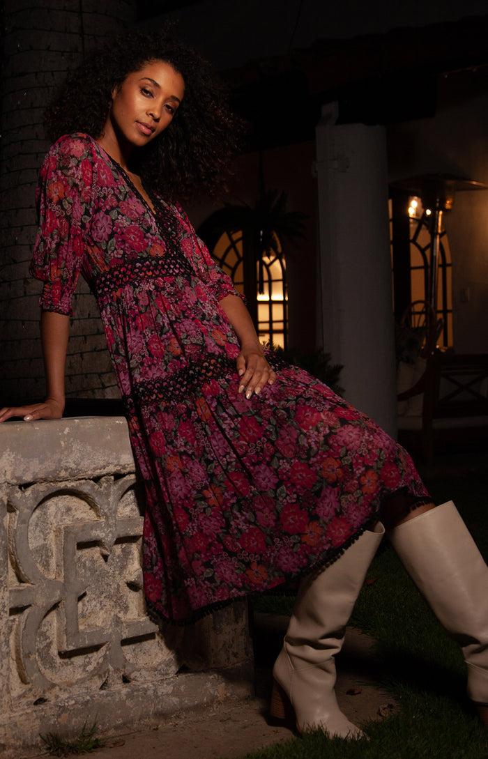 Hale Bob Aspasia Midi Dress