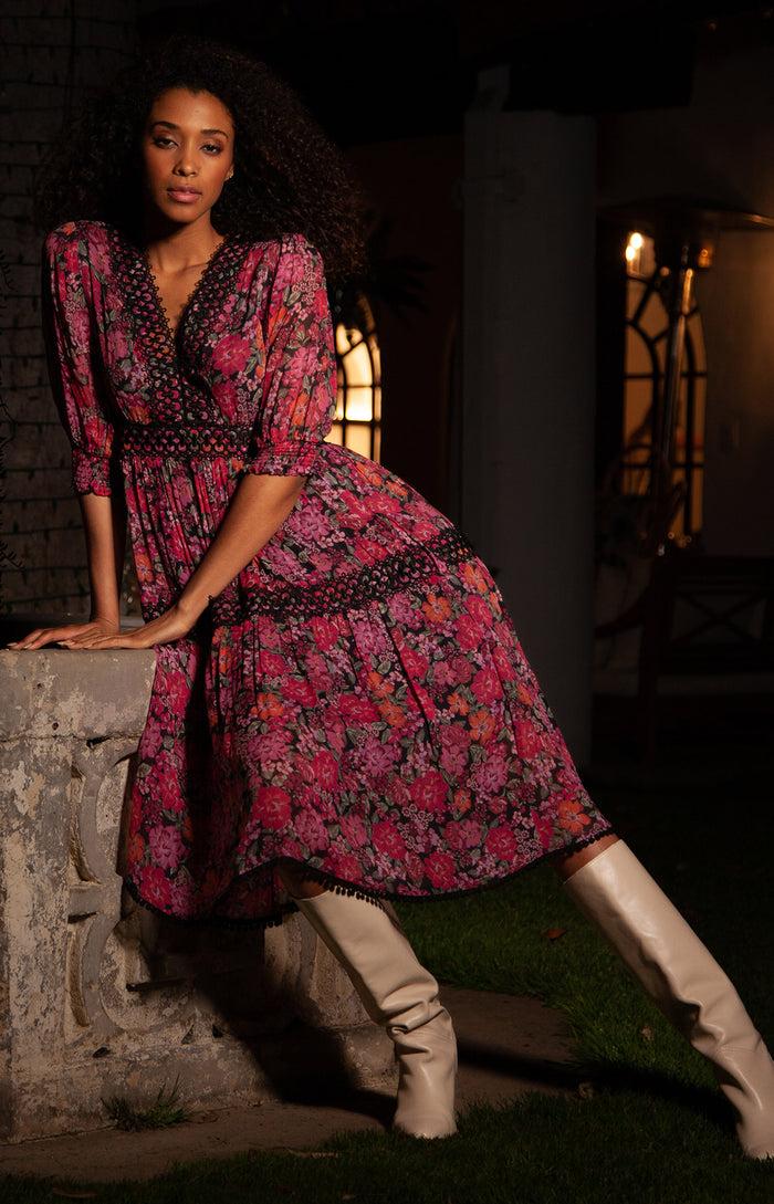 hale bob Aspasia Midi Dress