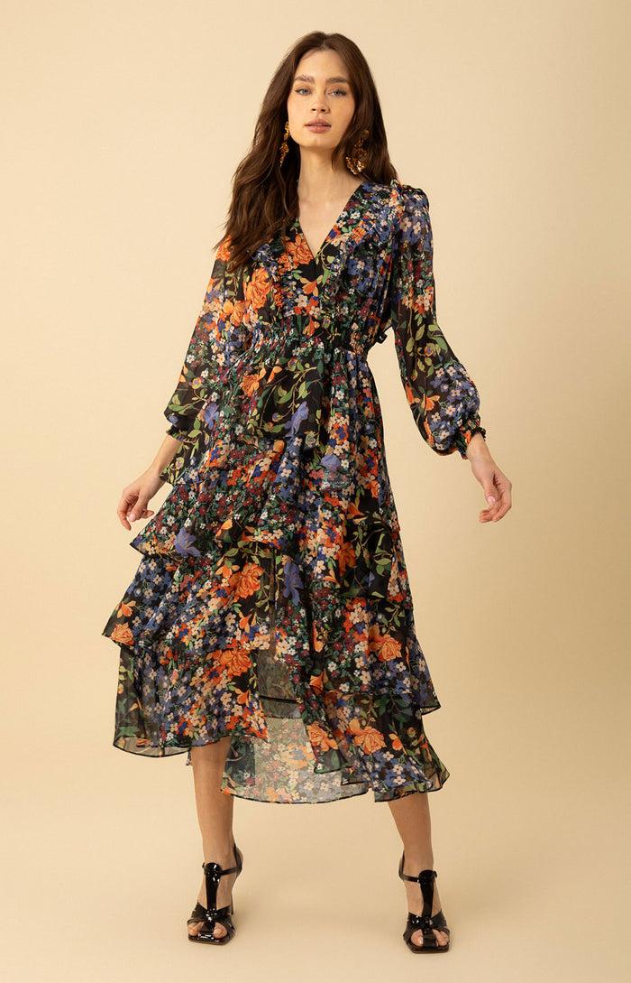 Hale Bob Astrid Tiered Dress