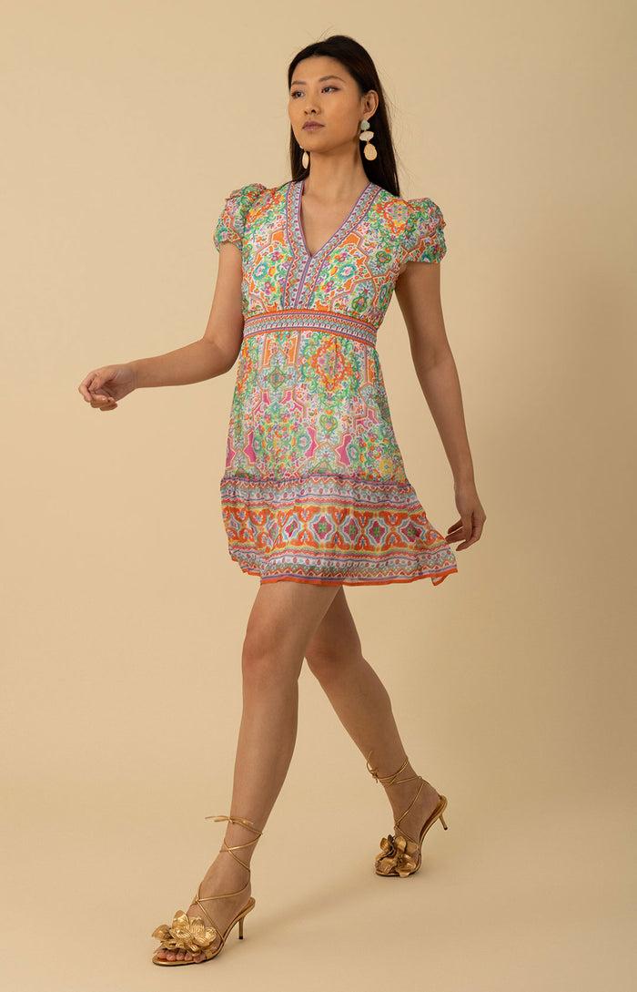 Hale Bob Aubrey Chiffon Dress