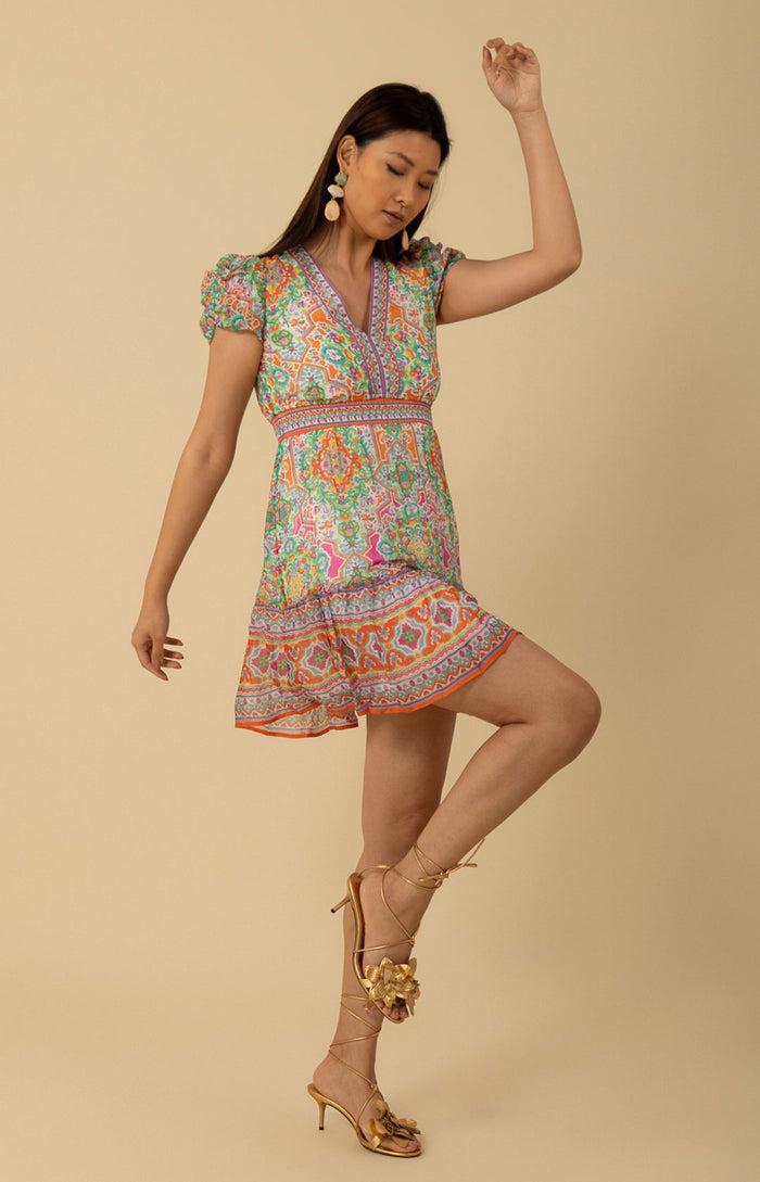 hale bob Aubrey Chiffon Dress