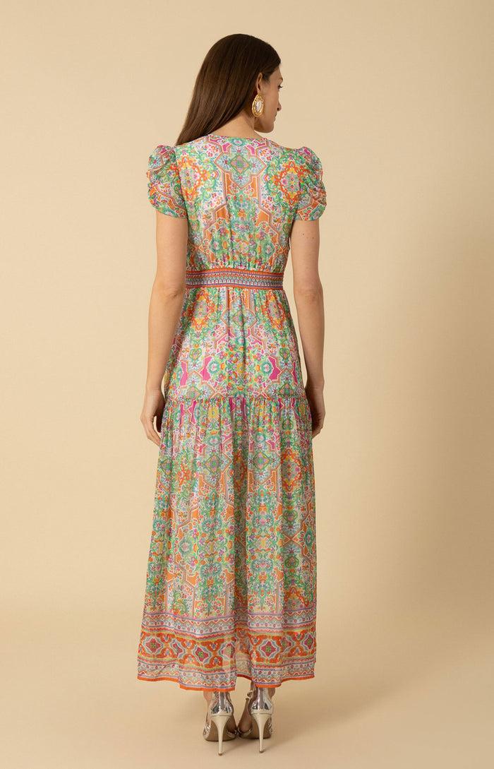 Hale Bob Aubrey Chiffon Maxi Dress