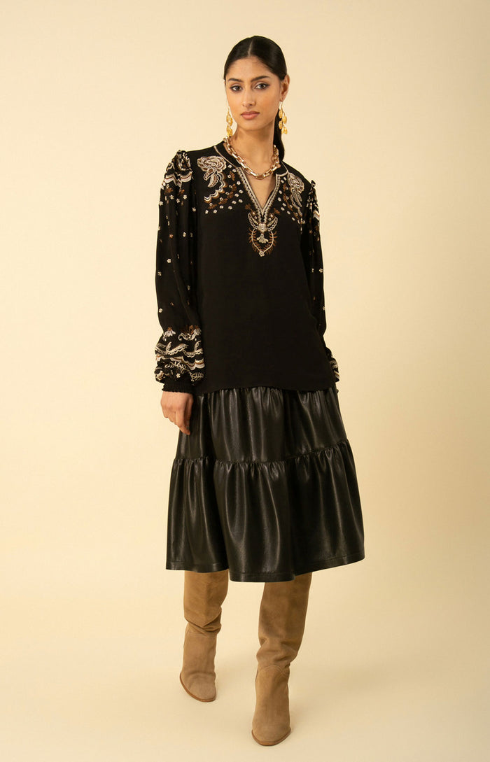 Hale Bob Avery Midi Length Skirt