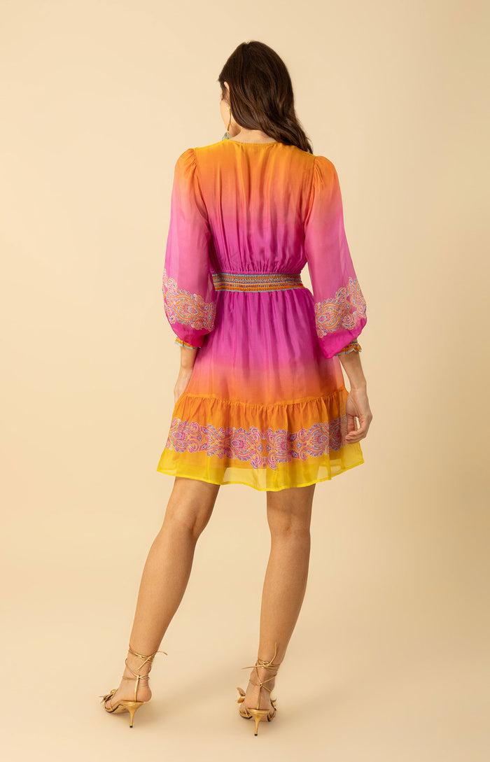 Hale Bob Ayla Chiffon Dress
