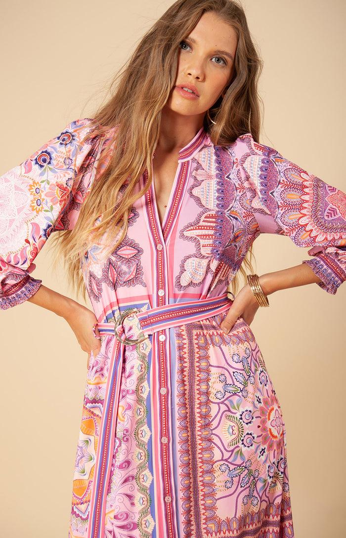 Hale Bob Belina Jersey Midi Dress