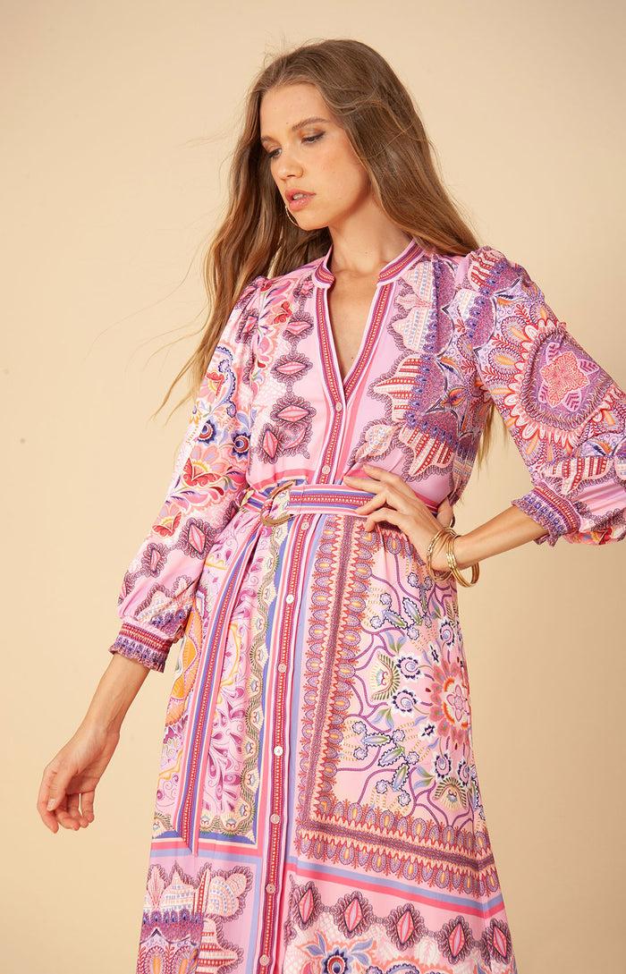 Hale Bob Belina Jersey Midi Dress