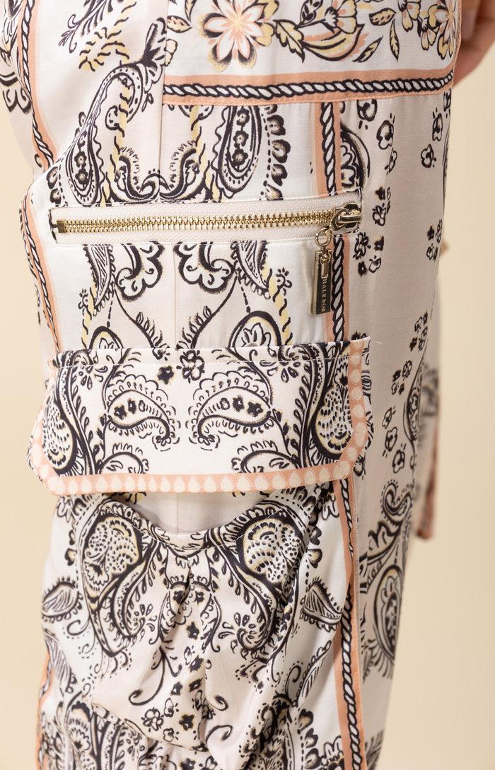 Hale Bob Blaire Charmeuse Cargo Pant