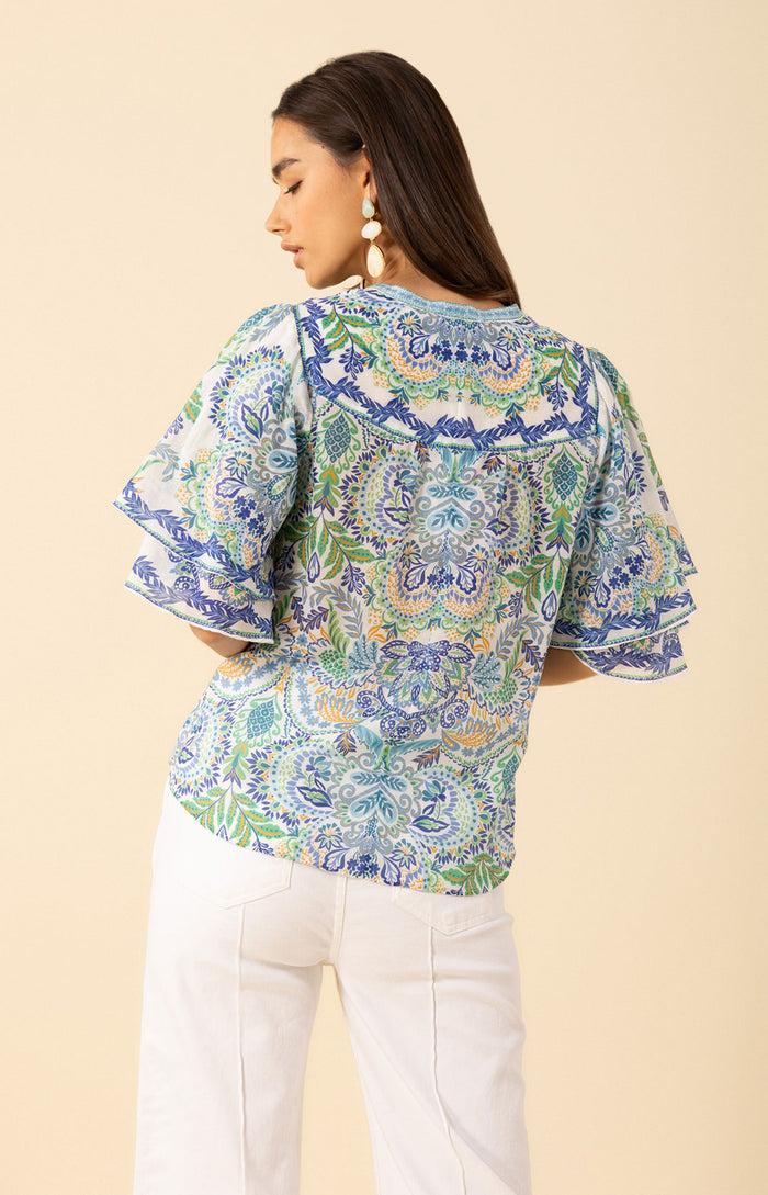Hale Bob Braelyn Voile Top