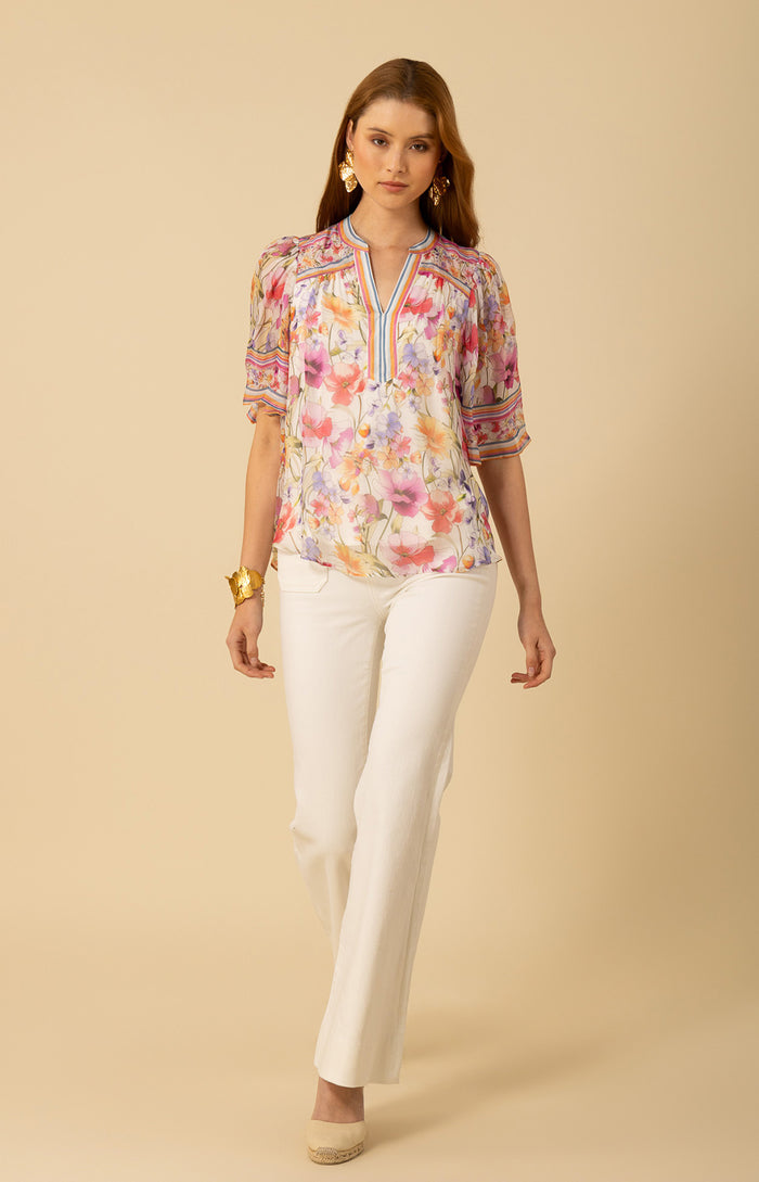 Hale Bob Briana Chiffon Top