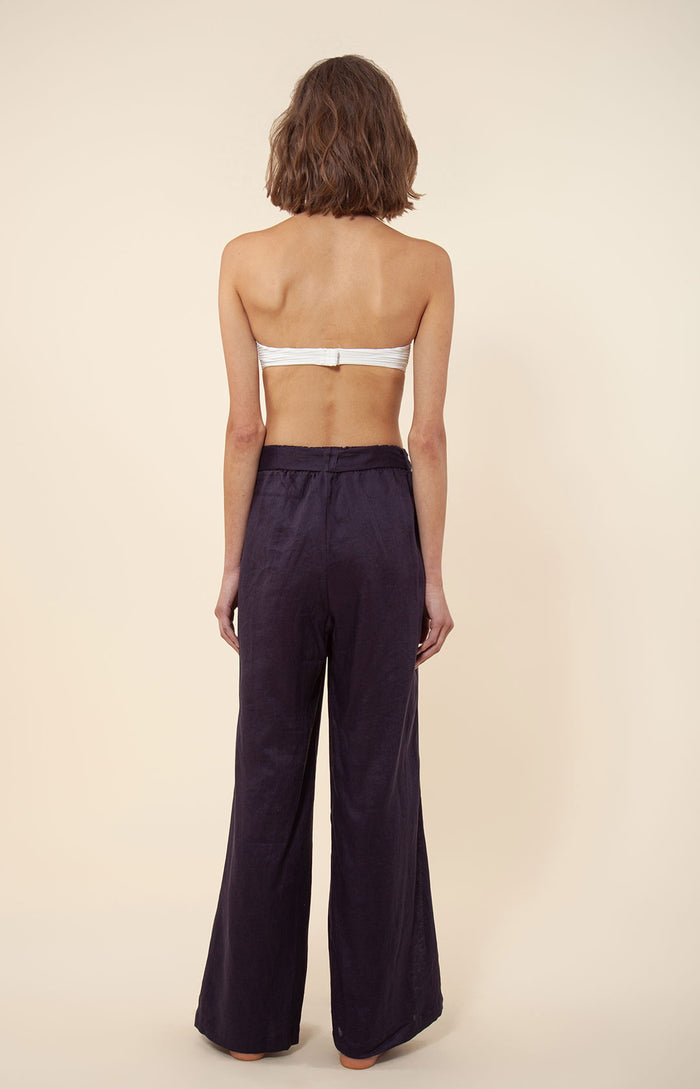 Hale Bob Bronwyn Solid Linen Pant