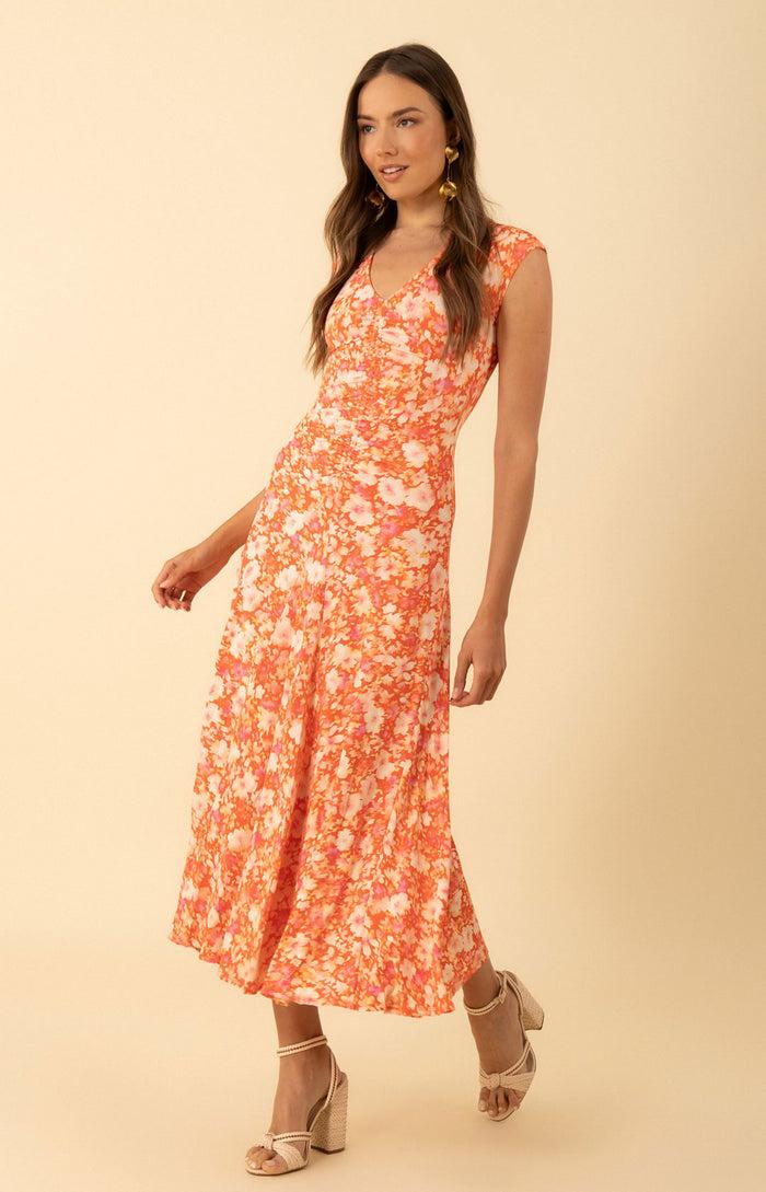 Hale Bob Brynn Shirred Jersey Dress