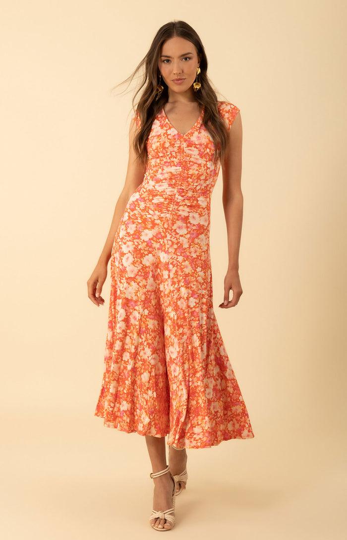 hale bob Brynn Shirred Jersey Dress