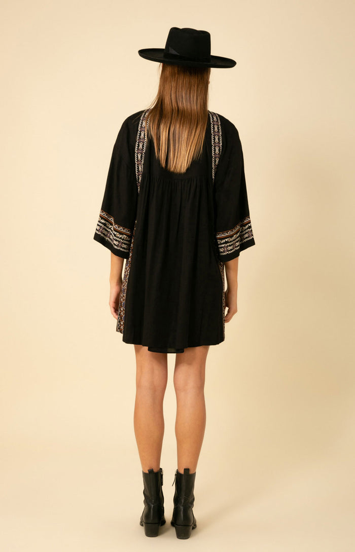 Hale Bob Camryn Embroidered Oversized Dress