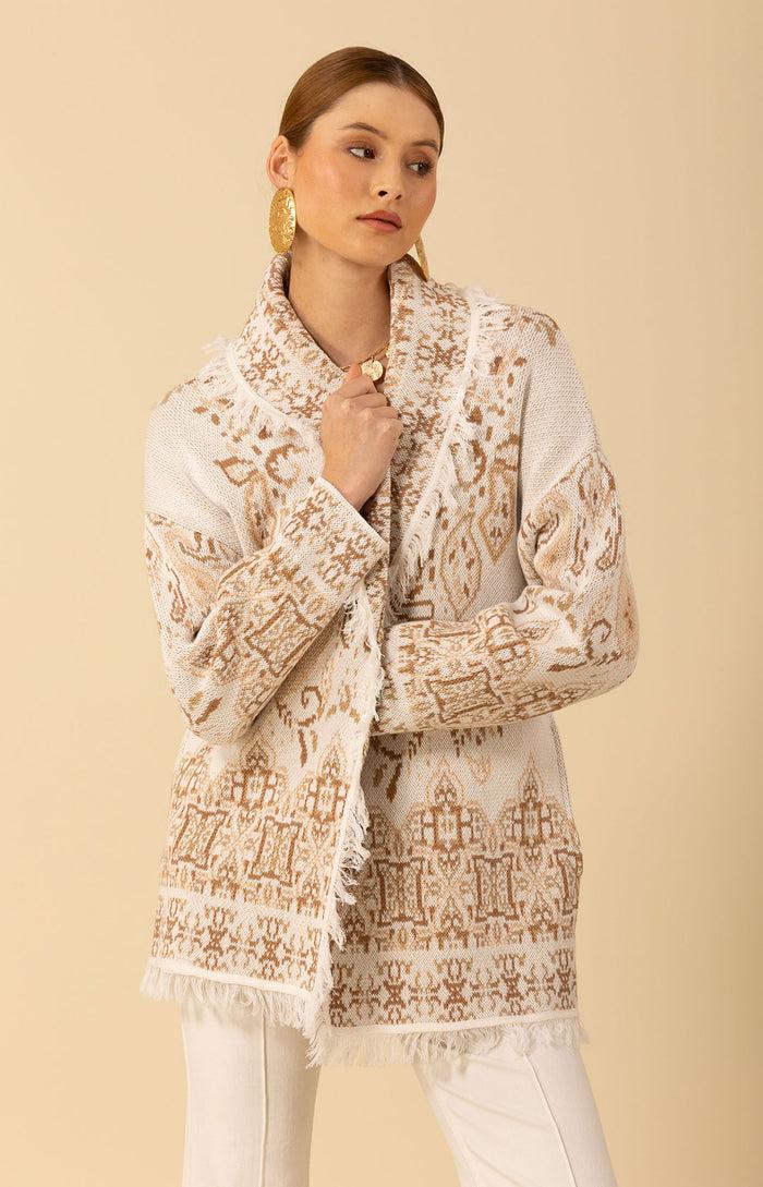 Hale Bob Capri Jacquard Sweater