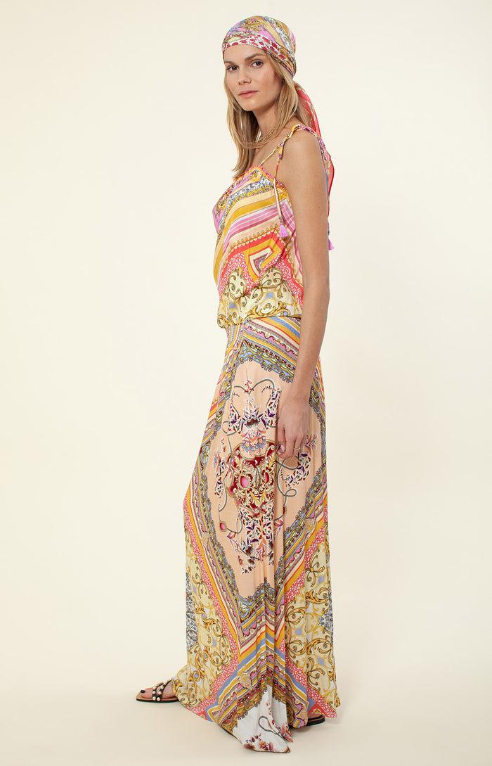 Hale Bob Carly Blouson Maxi Dress