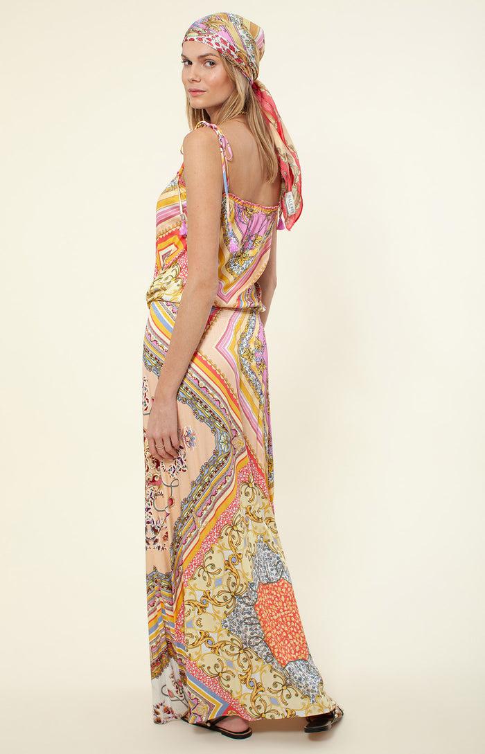 Hale Bob Carly Blouson Maxi Dress
