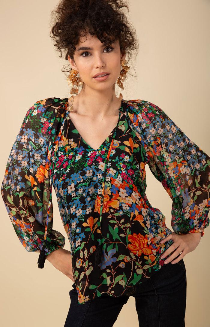 Hale Bob Carmen Chiffon Top