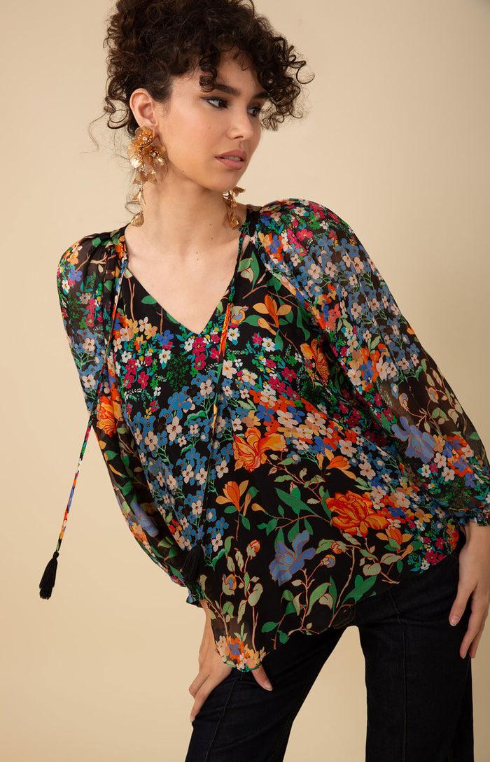 Hale Bob Carmen Chiffon Top