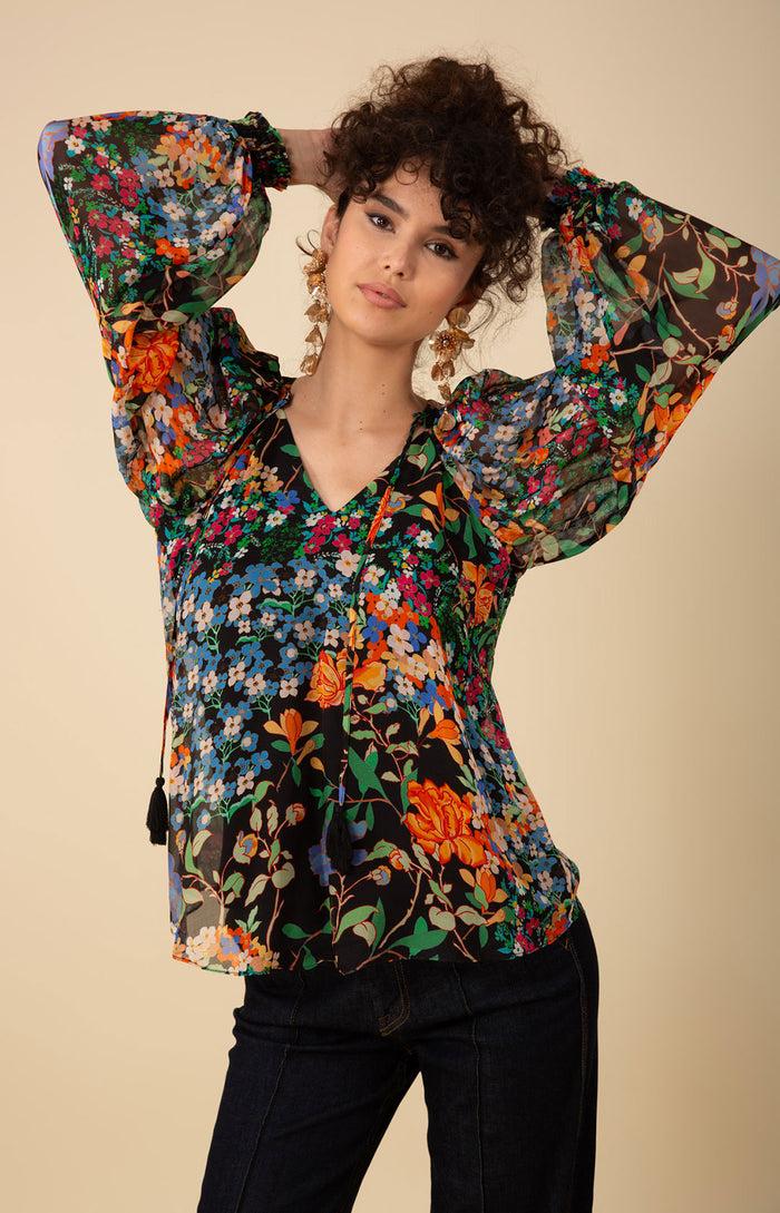 hale bob Carmen Chiffon Top