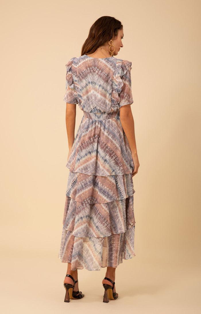 Hale Bob Caroline Chiffon Dress