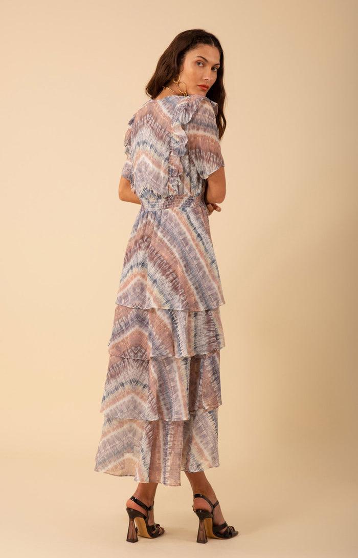 Hale Bob Caroline Chiffon Dress