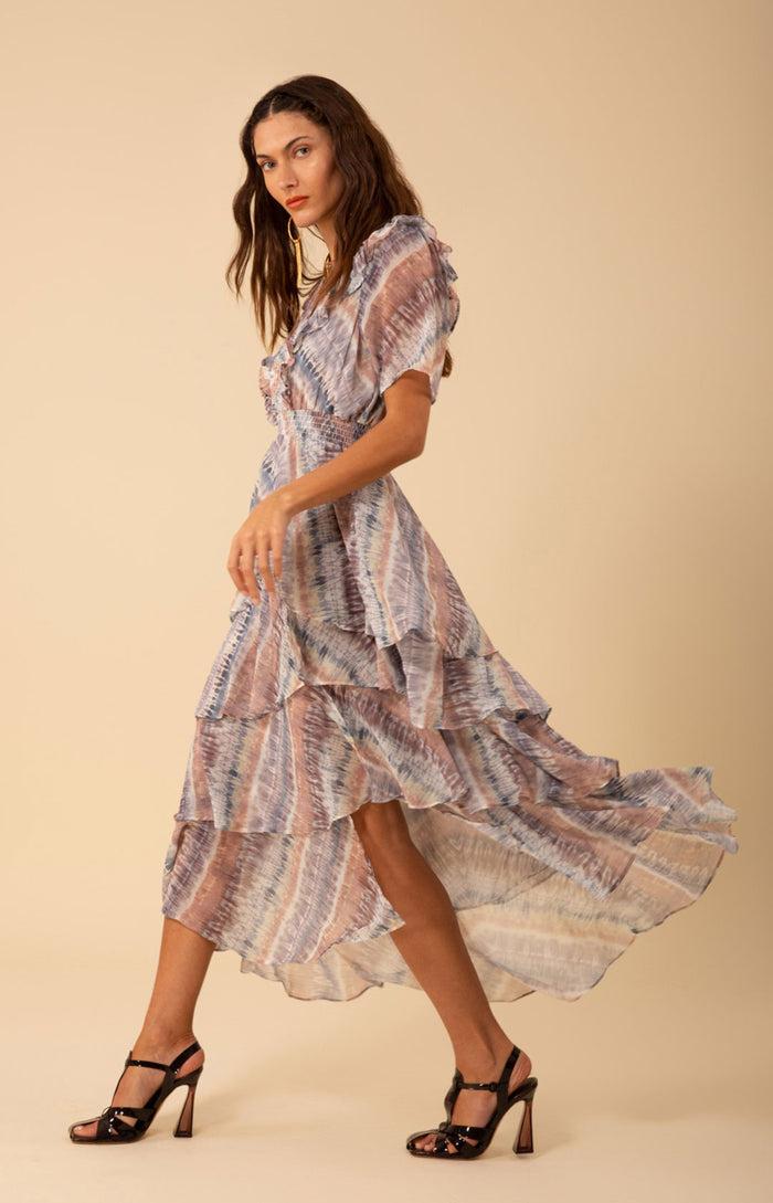 hale bob Caroline Chiffon Dress