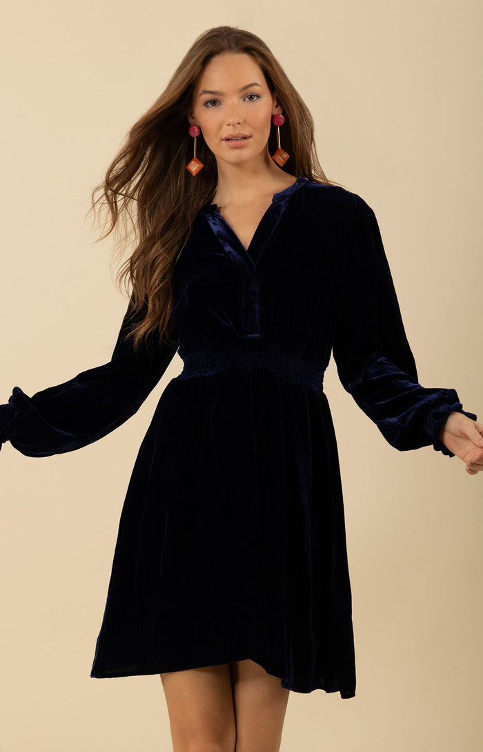 Hale Bob Carter Velvet Dress