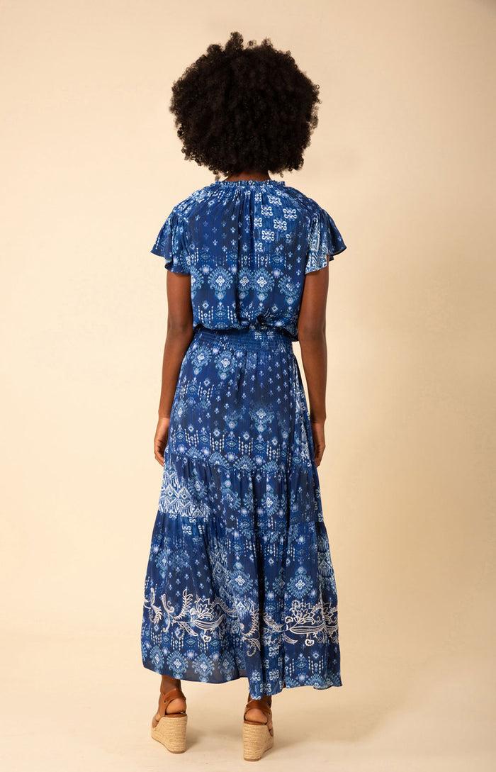 Hale Bob Catalina Tiered Maxi Skirt