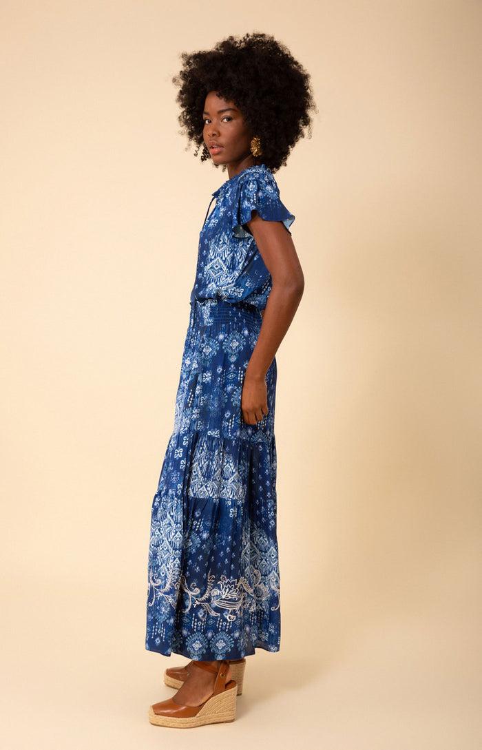 Hale Bob Catalina Tiered Maxi Skirt