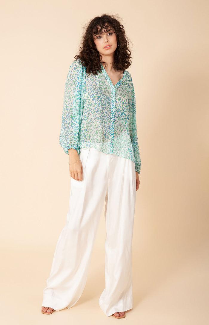 hale bob Catey Chiffon Top