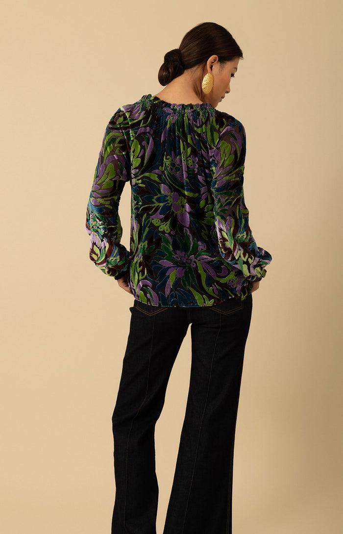 Hale Bob Charleigh Velvet Burnout Top