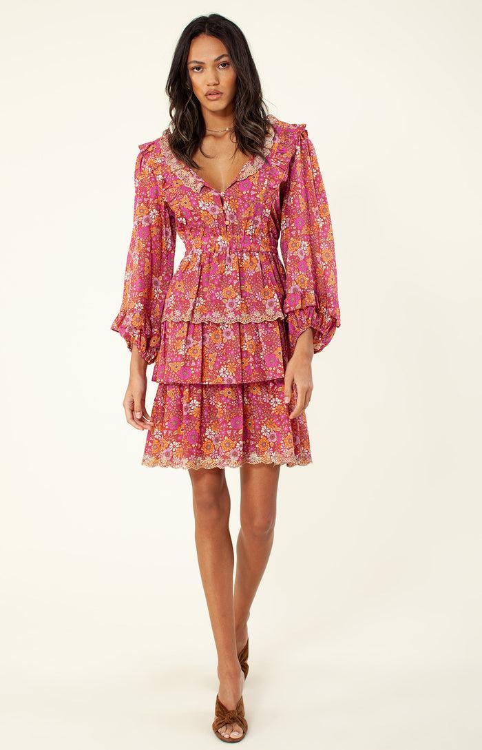 hale bob Christine Tiered Dress