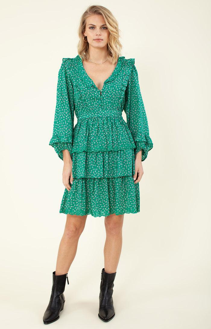 hale bob Christine Tiered Dress