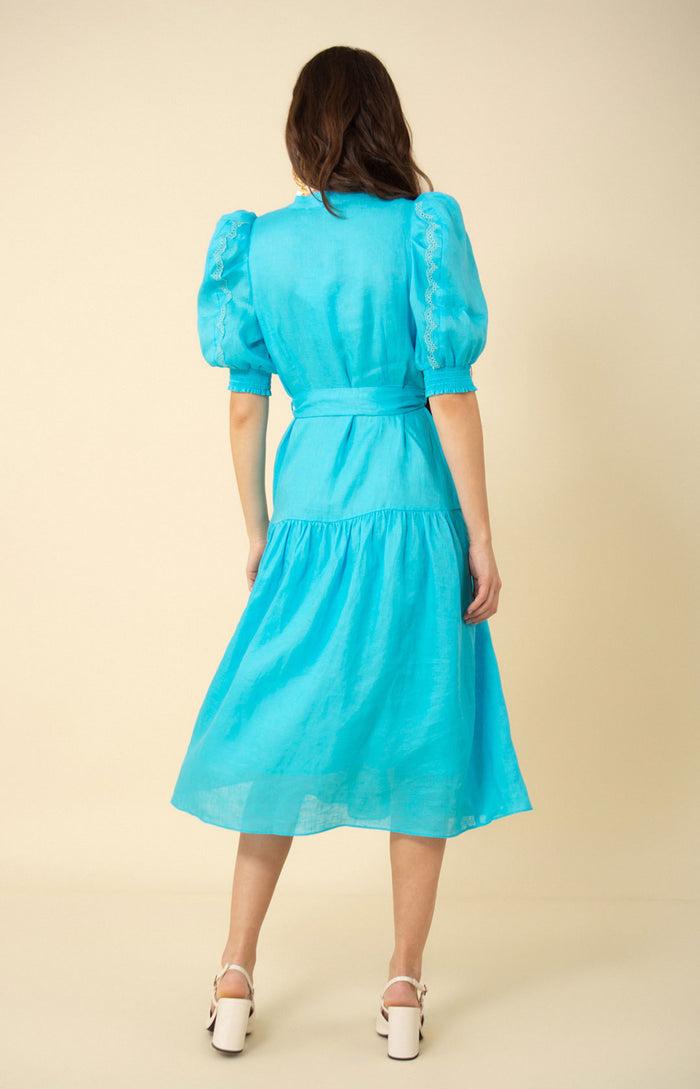 Hale Bob Colette Solid Linen Dress