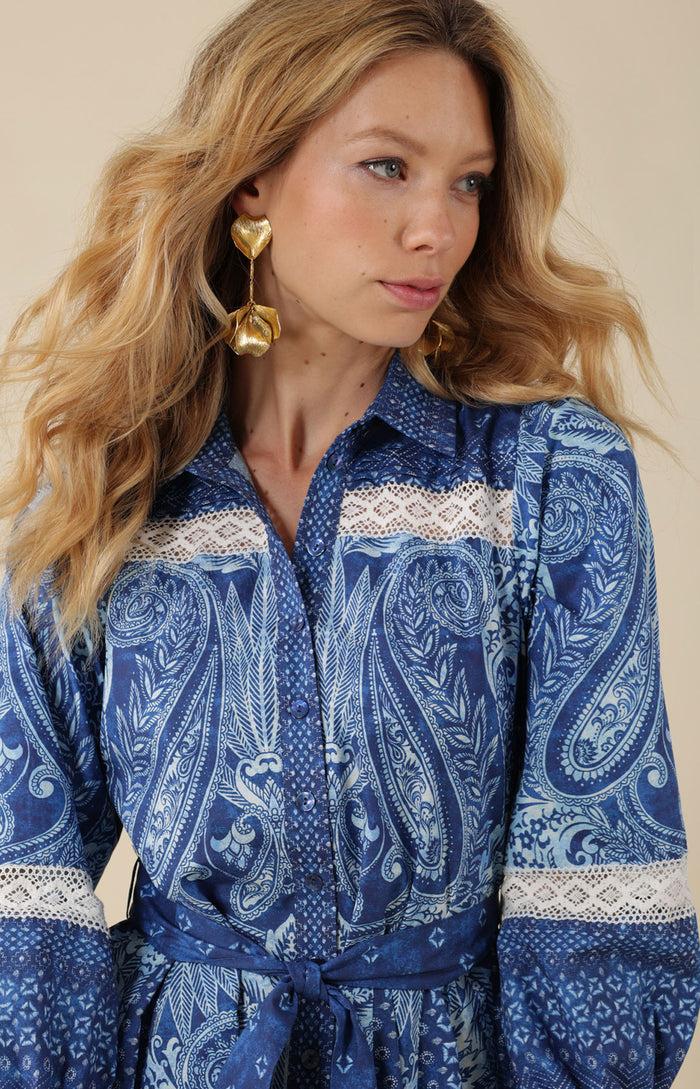 Hale Bob Collins Poplin Shirtdress