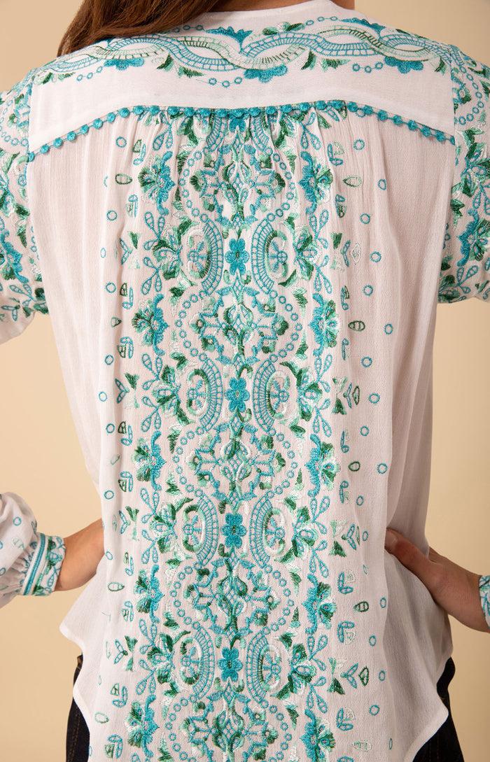 Hale Bob Cora Embroidered Top