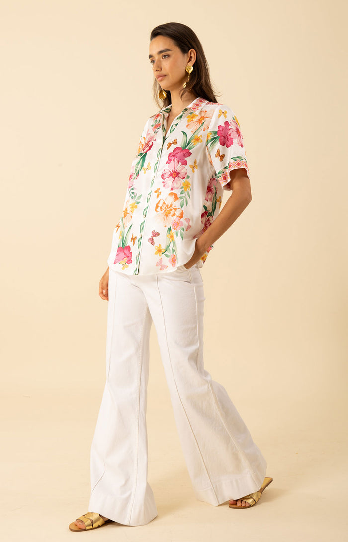 hale bob Coraline Charmeuse Top